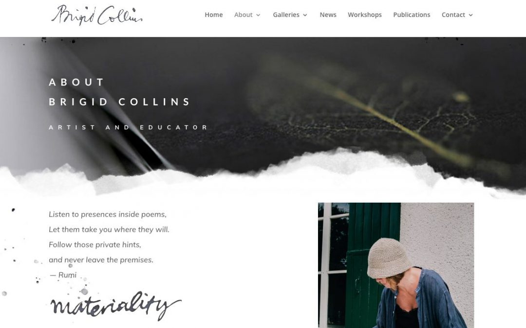 Brigid Collins Artist Site Goes Live