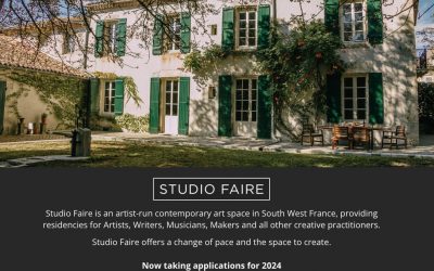 About Colin & Julia’s Studio Faire Creative Residency in France