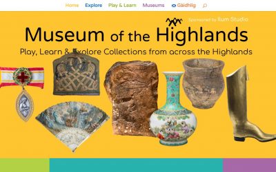 Colin Designed Museum of the Highlands Website